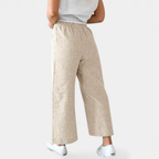 Leneire - Pantalones Livianos de Corte Relajado