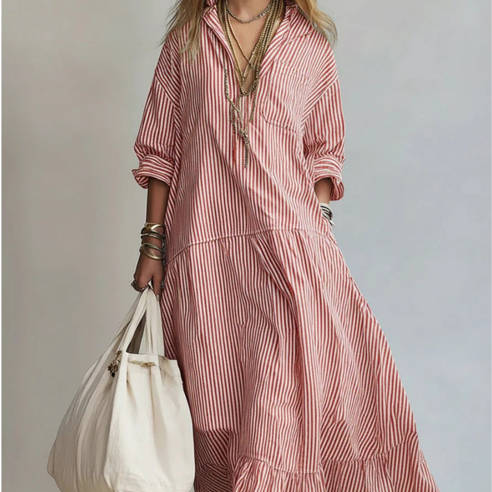 ROCIO  - VESTIDO DE RAYAS