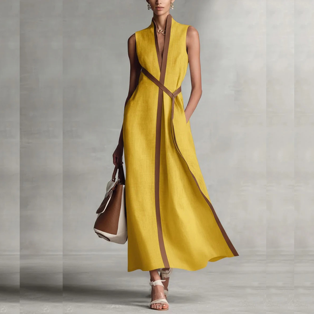 AURORE - VESTIDO RIBETEADO