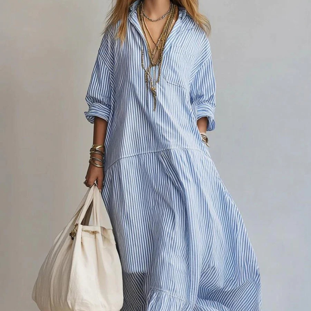 ROCIO  - VESTIDO DE RAYAS