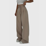 Dene - Pantalones de pierna ancha con cordones