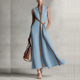 AURORE - PIPED DRESS