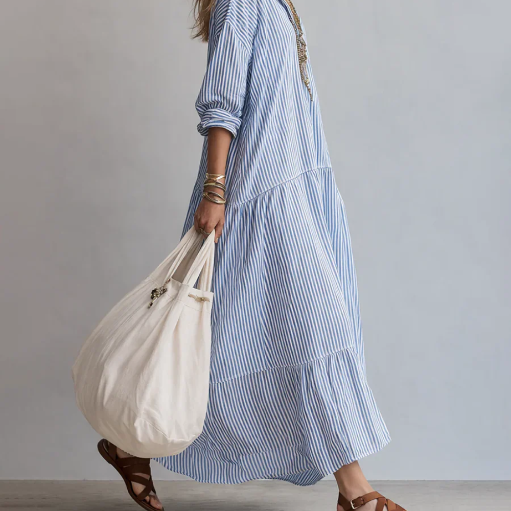 ROCIO  - VESTIDO DE RAYAS