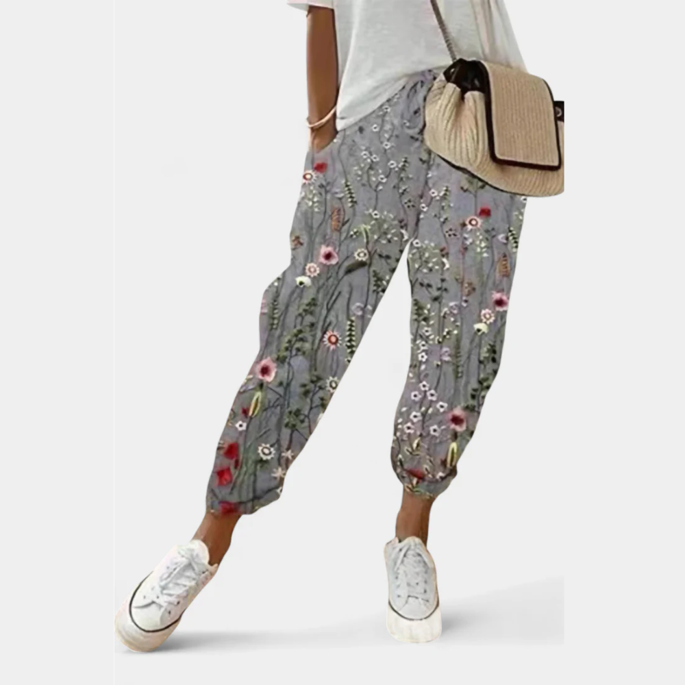 Melise - Pantalones de Lino de Corte Relajado y Estilo Atemporal