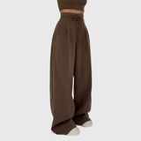 Dene - Pantalones de pierna ancha con cordones