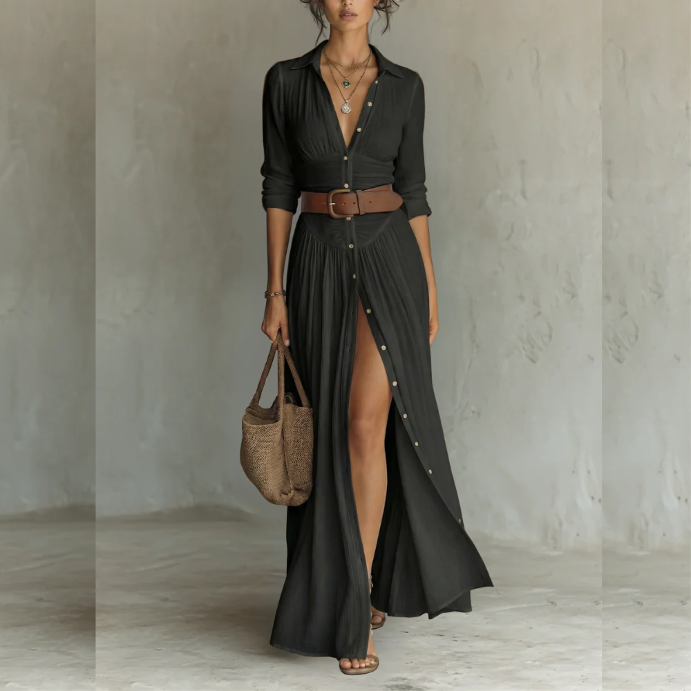 ELOIDE - VESTIDO CAMISERO