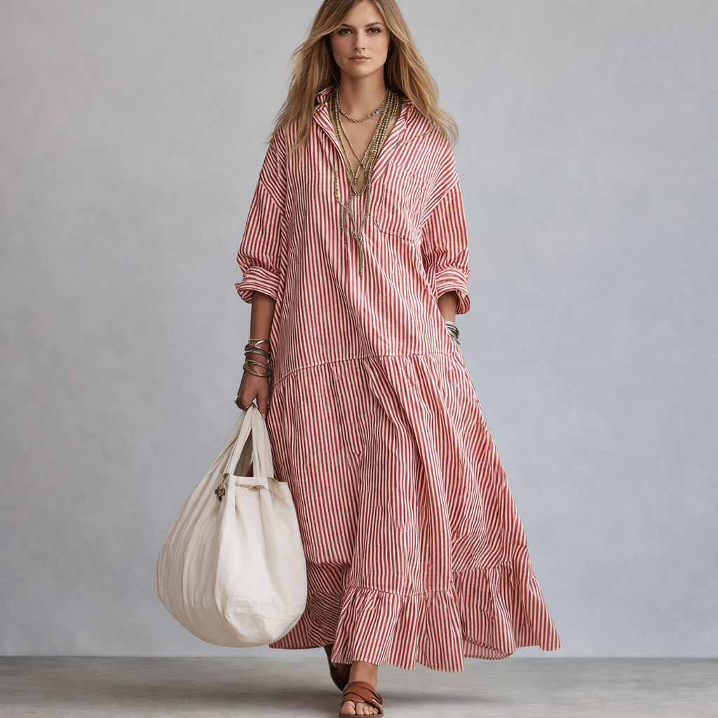 ROCIO  - VESTIDO DE RAYAS