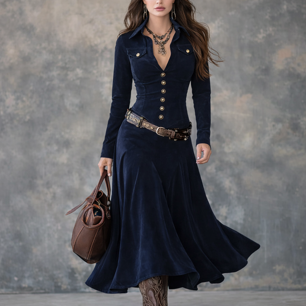 PILAR - VESTIDO DRAPEADO