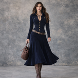 PILAR - DRAPED DRESS