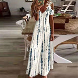 Vestido Maxi Floral Hombros Descubiertos con Escote en V