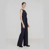 Conjunto Bellamour De Sastrería Con Blusa Asimétrica y Pantalón Palazzo