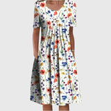 SARAH - BOTANICAL MIDI DRESS