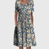 SARAH - BOTANICAL MIDI DRESS