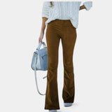 Nasthia - Pantalones Acampanados de Pana