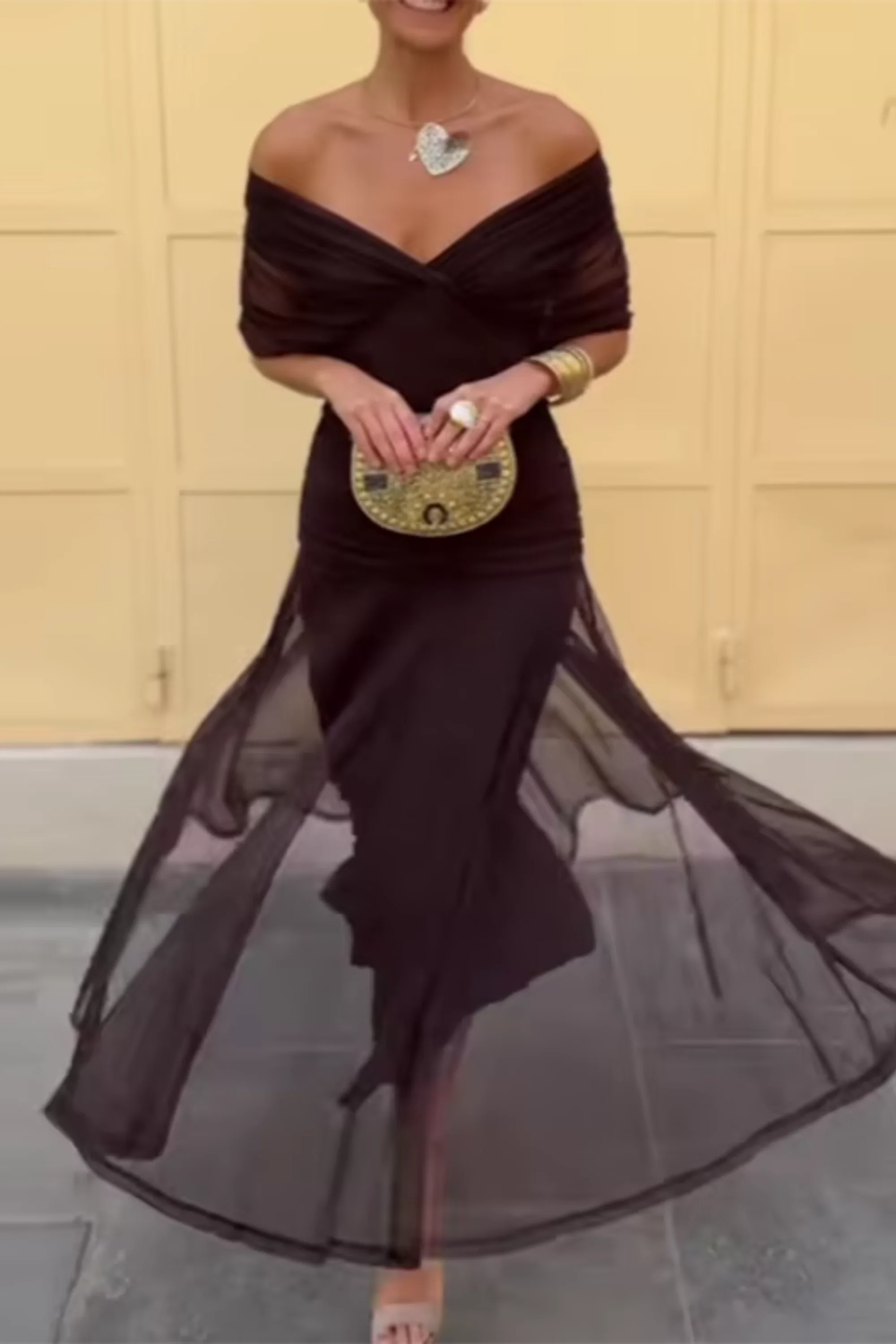 ELISA - VESTIDO MAXI FLUIDO