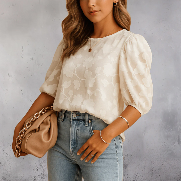Gini - Blusa floral elegante