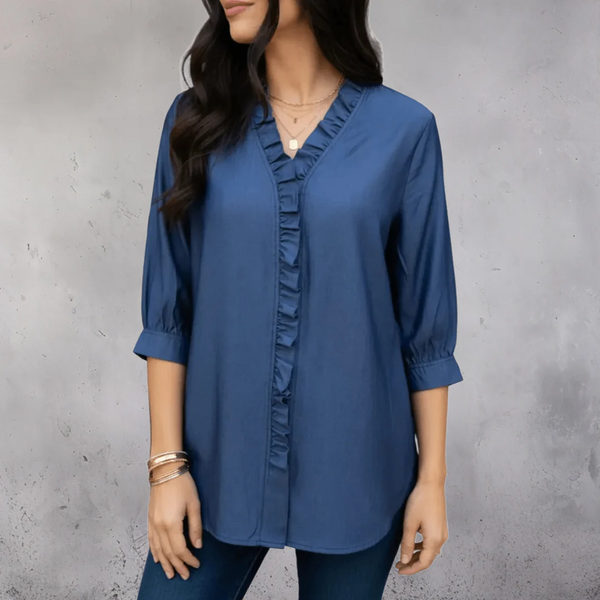 Valentine - Blusa con volante
