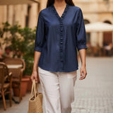 Valentine - Blusa con volante